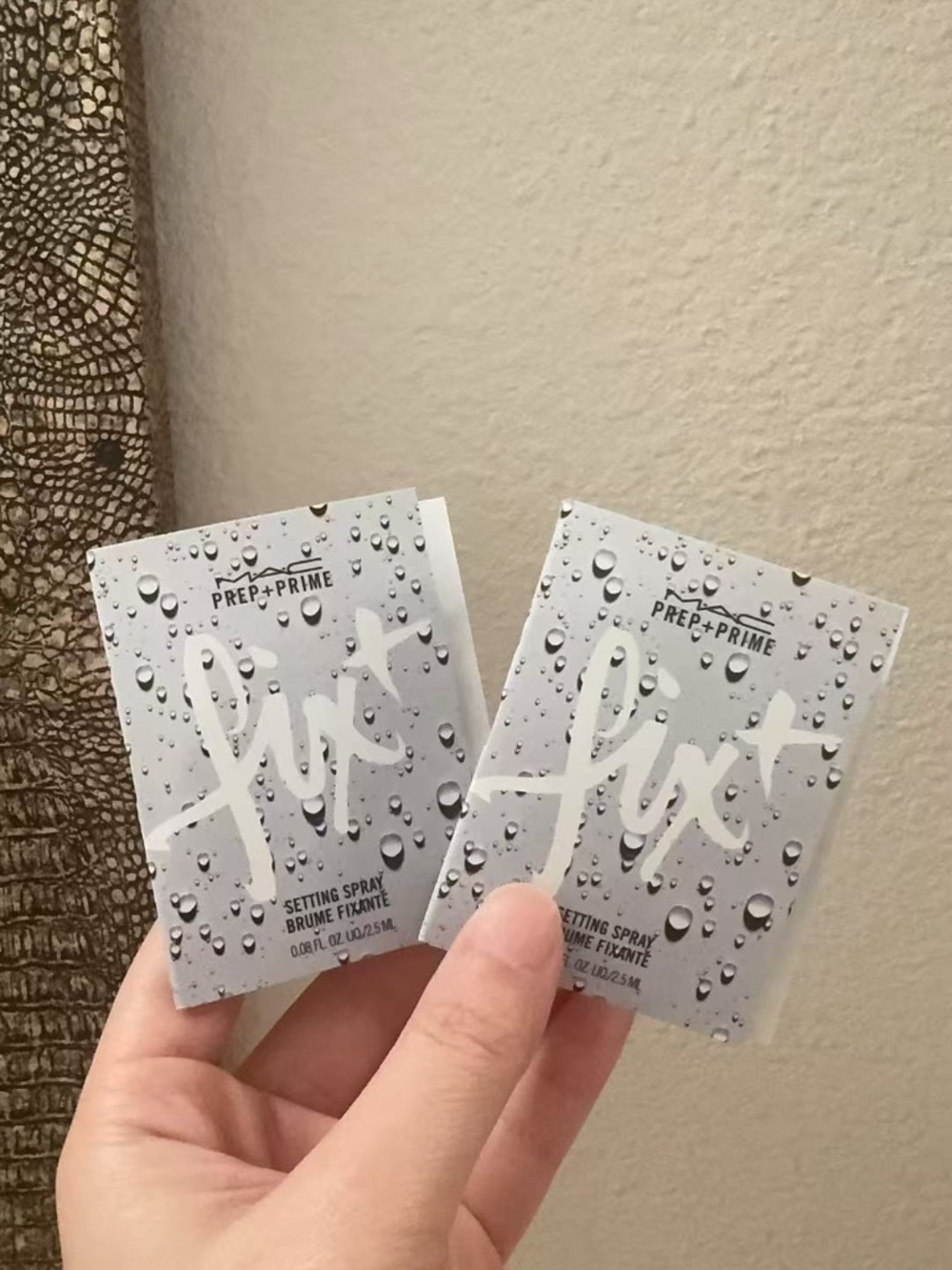 2X MAC Fix PLUS Skin Mist Makeup Setting Spray Deluxe Sample